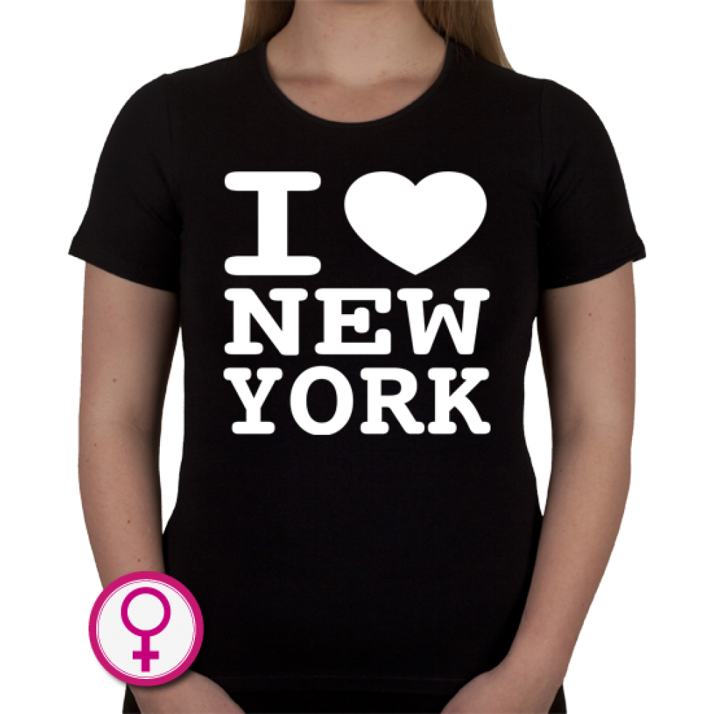 Dames Tshirt I love New York Dames Tshirt I love New York